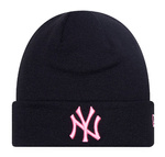 Czapka zimowa damska NEW ERA NYY Neon League Cuff Knit Beanie czarna